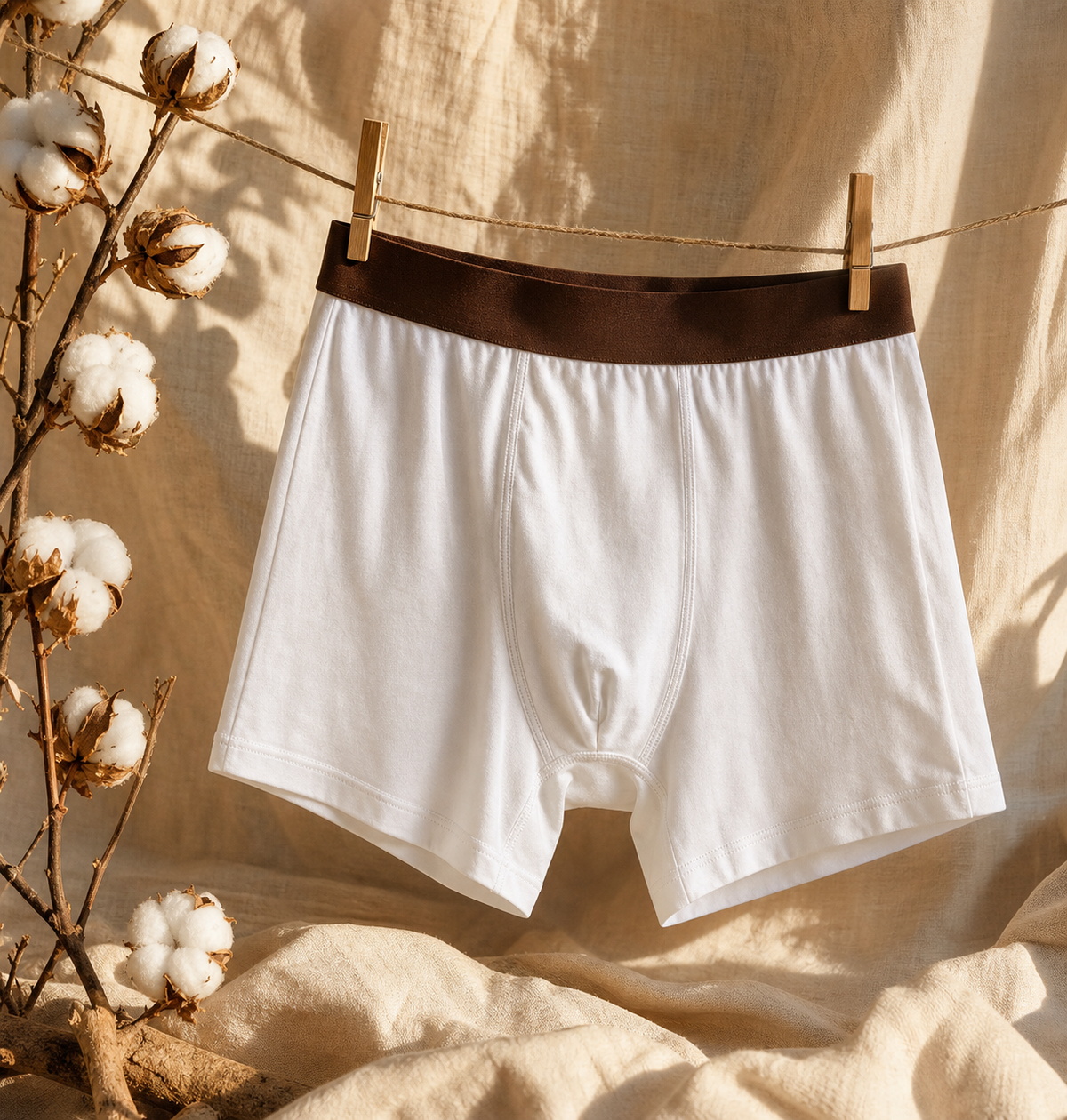 Cotton boxer briefs